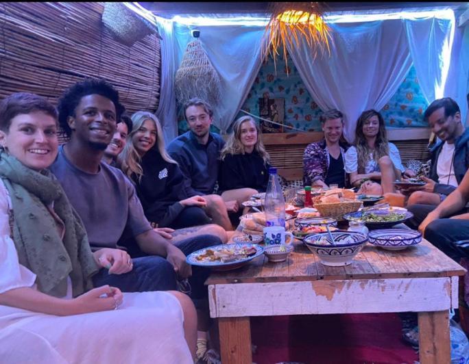 Nizar Surf Morocco Hostel Taghazout Exterior foto